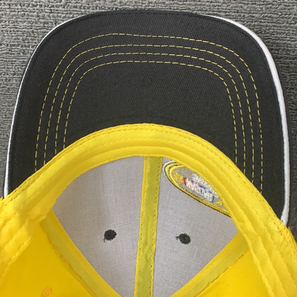 Nascar Sprint Cup Series Hat Men's Adjustable Black Yellow Strapback by Octagon - Picture 11 of 13